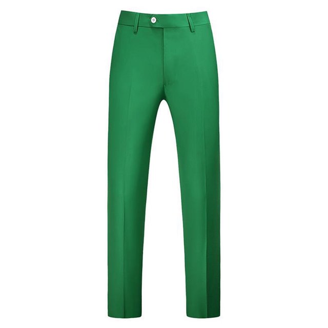 XDZJLR Pantalons pour Hommes Décontractés Classiques Pliage Tête Plate Chinos Mature Jambe Droite