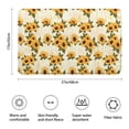 thumbnail image 3 of Beige Sunflower Pattern Bathroom Rugs Mat,Non Slip Microfiber Bathroom Rug,Rubber Backing,Soft Bathroom Mats for Bathroom Floor,Tub and Shower,17x27in(43x68cm), 3 of 5