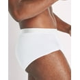 thumbnail image 4 of Hanes  Brief 6 Pack Cool Comfort Men Ultimate Big  Waist White Underwear 2XB-4XB, 4 of 7