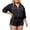Black, variant on 2 Piece Short Sets For Women, Summer Matching Outfit Set, Zip Up Windbreaker Tracksuit, Casual Women Tracksuits Set, Short Sleeve Windbreaker Matching Shorts