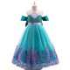 thumbnail image 3 of Vestido De Princesa De Niña De La Sirenita Cosplay De Halloween Fiesta De Carnaval Cumpleaños, 3 of 4