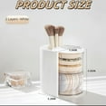 thumbnail image 6 of Hair Accessories Organizer with Hair Brush Holder, Rotatable Makeup Brush Holder for Necklaces, Earring, Bracelet, Ring, Makeup Brushes, Hair Clip and Hair Accessories, 6 of 8
