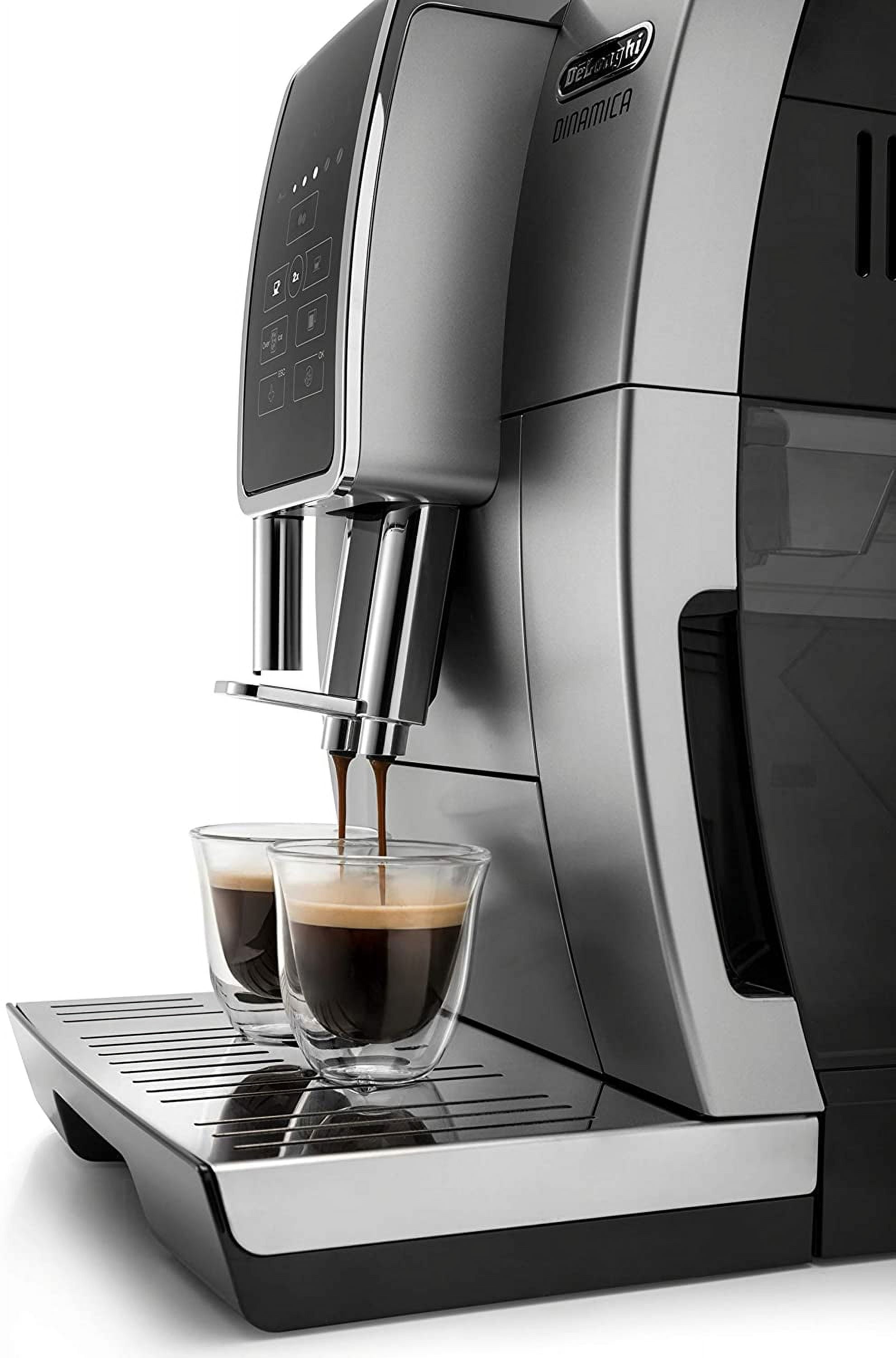 Dinamica Espresso Machine, White - Automatic Bean-to-Cup Brewing