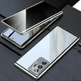 thumbnail image 1 of Magnetic Tempered Glass Double-Sided Phone Case for Samsung, Privacy Magnetic Double Sided Tempered Glass Phone Case, 1 of 7