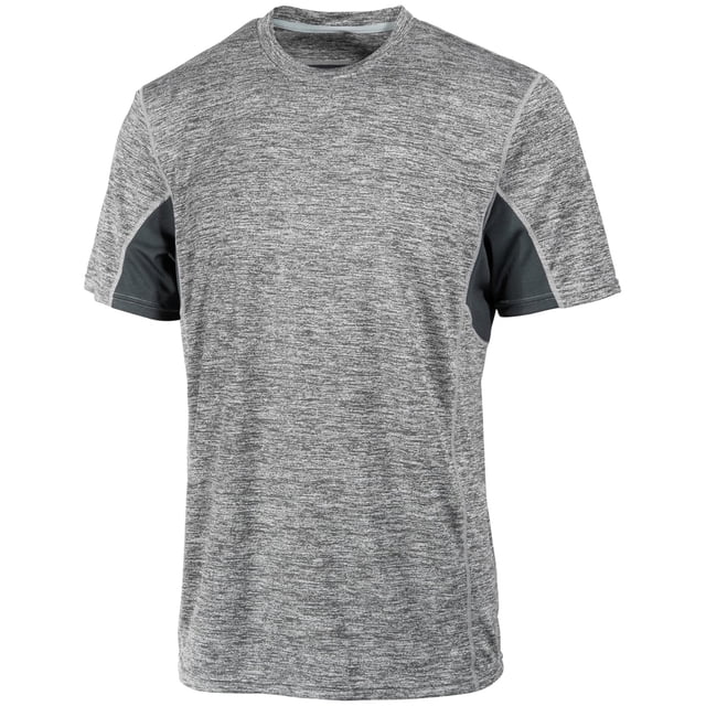 Camiseta básica de rendimiento de ideología para hombre, gris, XX-Large