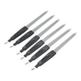 thumbnail image 5 of Unique Bargains Durable Two-in-one Nail Files 6 Pcs Black, 5 of 6