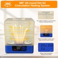 thumbnail image 3 of CATGOOD Food Dehydrator, Dryer with Timer, 10 Trays Dehydrators for Food and Jerky, 400W Hydrator Machine with Temperature Control, 3 of 10