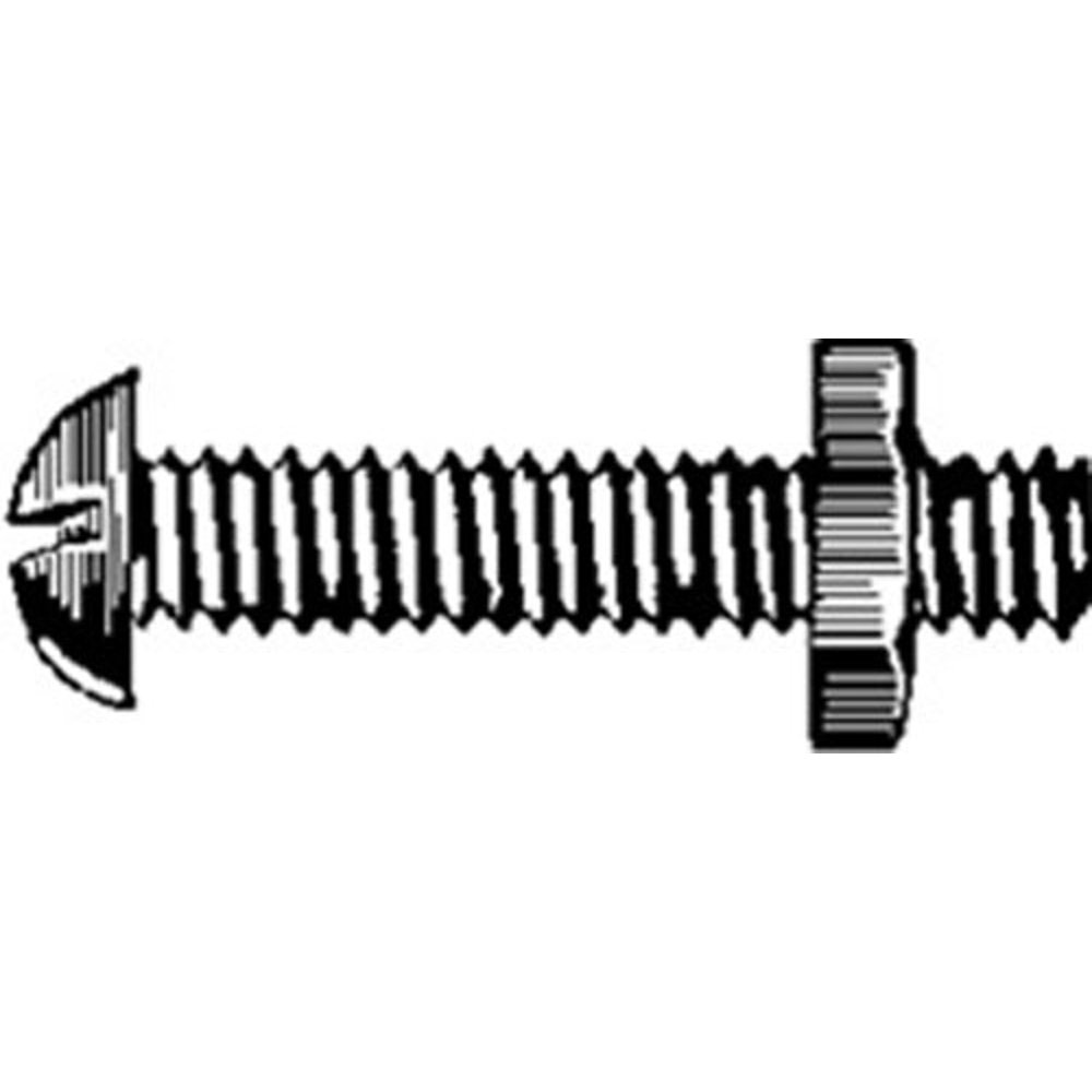 3/16" X 1" Round Head Stove Bolts with Hex Nuts