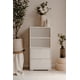 thumbnail image 3 of Aparador de Cocina Blanco con 2 Cajones y 1 Entrepaño Estructura de Madera Industrial, 3 of 4