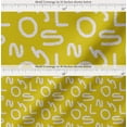 thumbnail image 2 of Soimoi Cotton Voile Fabric Alphabets,Waves & Fish Artistic Print Sewing Fabric Yard 42 Inch Wide, 2 of 7