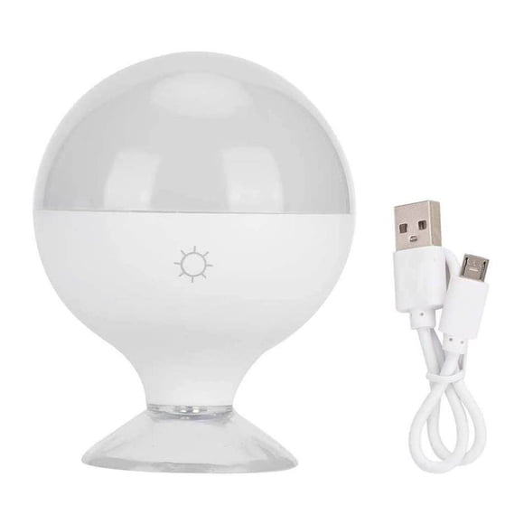 Langgg LED Mirror Lights Adjustable Color Light Bulb with Suction Cup Dimmable Makeup Bulb for Bedroom Bathroom
