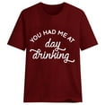 thumbnail image 4 of Women's Beer Festival Printed Tops Fashion Cute Short Sleeve Round Neck Tops Shirt, 4 of 4