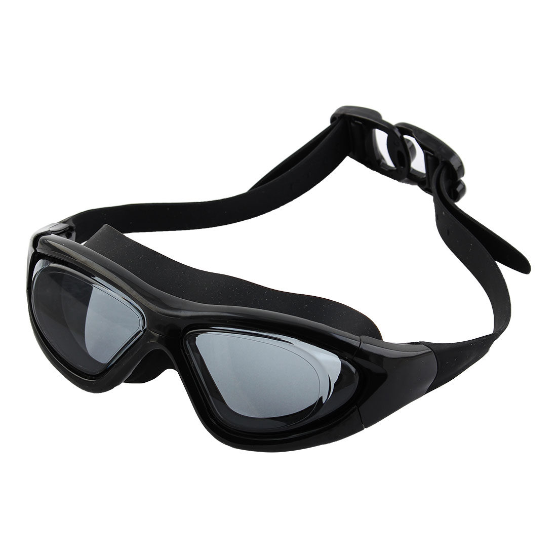 Clear Wide Vision Anti Fog Adjustable Belt Swim Glasses Swimming