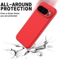 thumbnail image 5 of For Google Pixel 10 Pro Case Liquid Silicone Phone Back Cover with Hand Strap - Green, 5 of 5