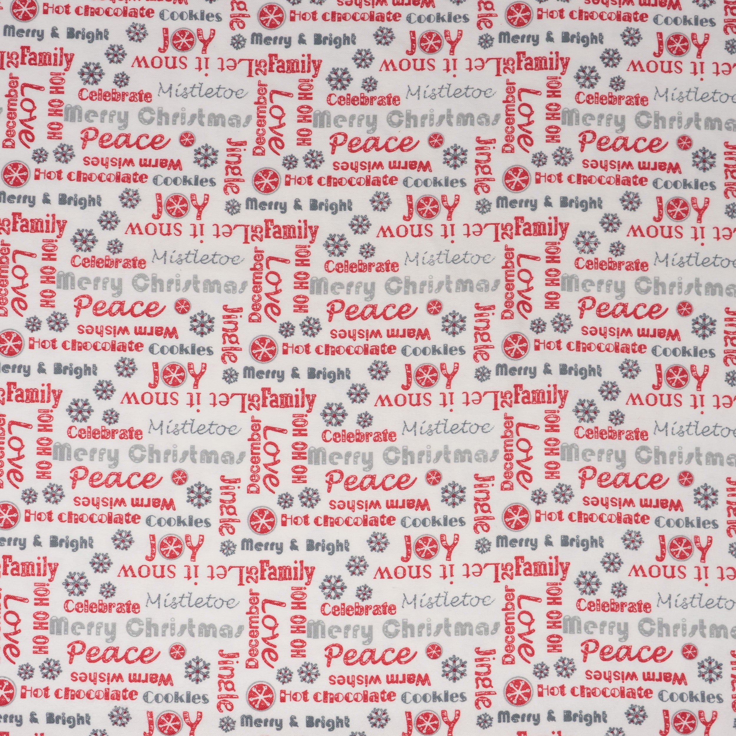 RTC Fabric 100% Cotton 44 inch, Fleece Fabric, Yarn Dyed, Cut by Yard, Joy