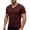 E3-Deep Red, variant on Men's T Shirts Short Sleeve Classic V Neck T-Shirt Casual Summer Basic Tee Shirt,Red XL