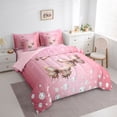 thumbnail image 3 of Castle Fairy Abstract Flying Butterflies Twin Bedding Sets 7-Piece for Adults Female Men,Crystal Bling Glitter Bedding Comforter Set Microfiber,Graffiti Splash Breathable Sheet Sets, 3 of 8