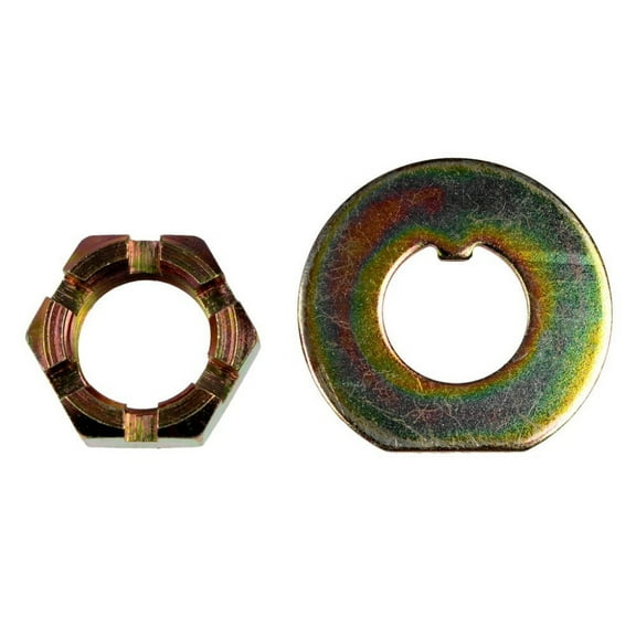 KarParts360 For GMC Sonoma 1991-2002 Spindle Nut Kit | Includes Nut, Washer, Retainer, Cotter Pin | 3/4-20 Thread Size | Replacement For 378137, 600194