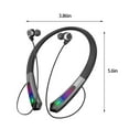 thumbnail image 3 of VALSEEL Neckband Bluetooth Headphones, Hanging Neck Type Light-emitting Gaming Special Bluetooth Headset Sports Wireless Binaural In-ear Headset, Gaming Headphones, 3 of 7
