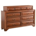 thumbnail image 5 of Glory Furniture LaVita 10 Drawer Dresser in Oak, 5 of 8