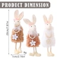 thumbnail image 3 of Gnome Beards For Crafts Ornaments Cute Tree Embellishments Decorations Easter Bunny Curtains For Doorways, 3 of 9