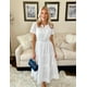 thumbnail image 5 of Vestido ZESICA Summer Casual Midi para Mujer Blanco Talla M, 5 of 9
