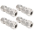 thumbnail image 3 of 4Pcs Ferrule Compression Fitting 2‑Touch Straight Bulkhead Connector 304 Stainless SteelФ10x8, 3 of 14