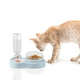 thumbnail image 5 of Anti-Tip Pet Bowl - Automatic Water Feeder Food Dish for Cats Dogs (Blue), 5 of 7