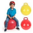 thumbnail image 3 of 17 Inch Hopper Ball Jumping Hopping Inflatable Bouncing Ball with Handle Kangaroo Bouncer, Outdoors Hopper Jumping Hopping Ball for Sports School Games Exercise, 3 of 4