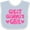 Blue and White, variant on Inktastic Great Grandma's Girl Granddaughter Gift Girls Baby Bib