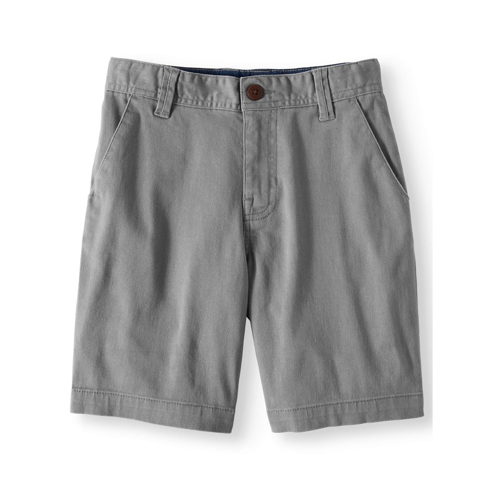 Wonder Nation Wonder Nation Boys School Uniform Flat Front Shorts