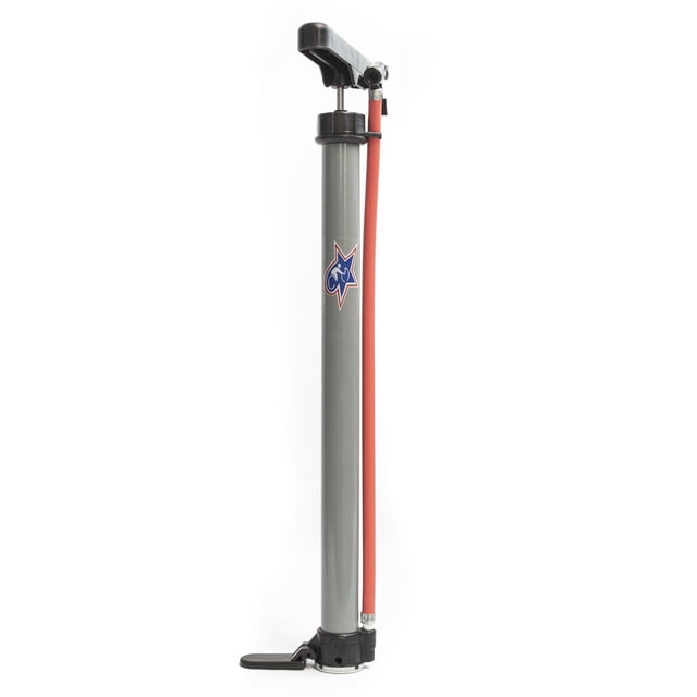 Bomba de presión para bicicleta CM 60Psi plateado