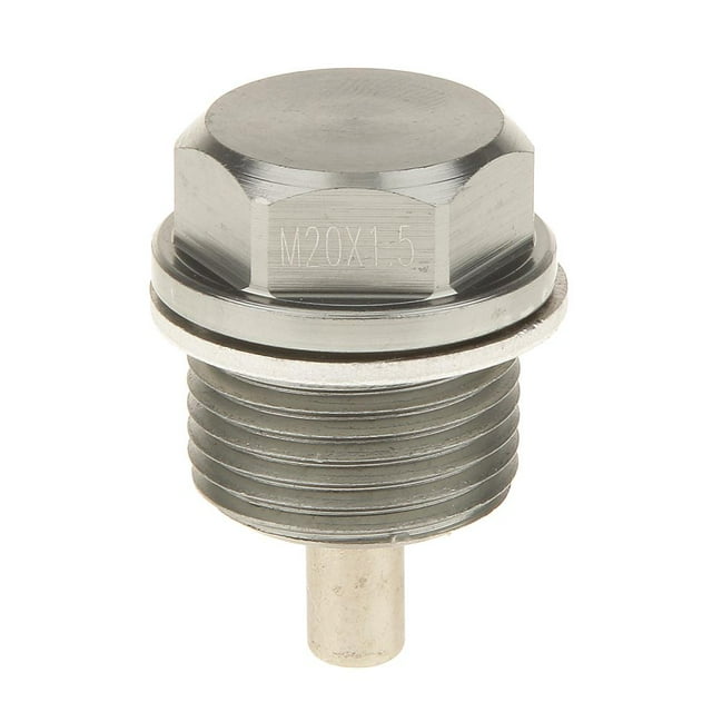 Tapón de perno de drenaje del cárter de aceite magnético del motor de metal anodizado M20X1.5 de titanio.