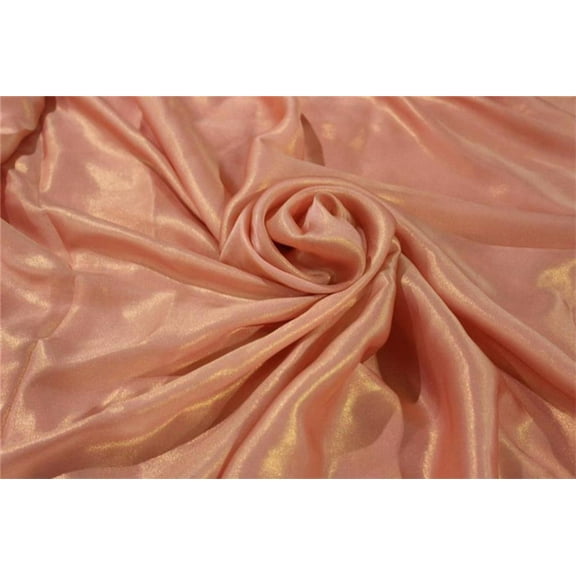 Polyester Shimmer Fabric Dark Rose Pink color 44quot;wide FF#16[1]