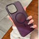 thumbnail image 1 of Funda transparente mate ultrafina de lujo para iPhone, 15, 14 Plus, 13, 12, 11 Pro Max, Magsafe, carga inalámbrica, cubierta dura transparente magnética, 1 of 4