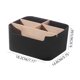 thumbnail image 3 of Caja de almacenamiento de escritorio con 5 compartimentos divididos, organizador de plástico impermeable para cosméticos, controles remotos, papelería y accesorios pequeños, 18.2x14.8x9.7 cm, 3 of 7