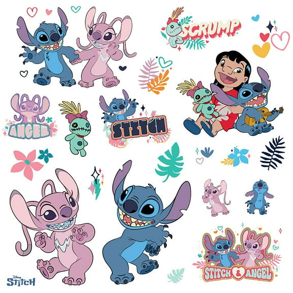 RoomMates Disney Stitch and Angel Wall Decals