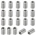 thumbnail image 1 of Unique Bargains Adaptateurs de Filetage Manchon Réducteur Écrou 20 Pcs M8x1.25 Mâle à M5x0.8 Femelle Écrou de Réparation 12mm, 1 of 7