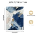 thumbnail image 2 of COMIO Blue Abstract Wall Art Blue and Grey Wall Pictures Modern Abstract Artwork Beige Gray and Blue Wall Decor Navy Blue Modern Art Blue Gold Abstract Wall Art for Living Room, 2 of 5