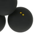 thumbnail image 3 of UPOUART 3Pcs Black Rubber Squash Balls for Beginner Practice Slow Speed Training and Competition Matches, 3 of 8