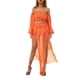 thumbnail image 2 of Txlixc Traje de mujer, blusa de manga larga y blusa de dos piezas, adecuado para vacaciones en la playa Txlixc moda, 2 of 9