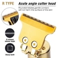 thumbnail image 4 of Magicorange Professional Mens Hair Clippers Zero Gapped Cordless Hair Electric Trimmer T-Blade Close Haircut & Grooming Kit for Men Rechargeable (Golden), 4 of 8