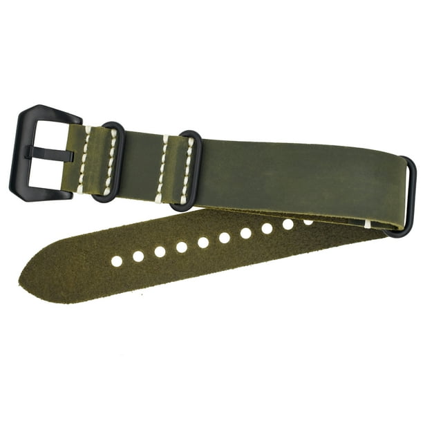 Reloj de cuero genuino con correa de piel de vaca, extensión de cadena de reloj, estilo retro, reloj multifuncional, reemplazo de correa