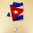 thumbnail image 4 of Cuban Flag for Cars, Trucks, SUVs, and Boats (12x18). For Patriotic Events, Rallys, Sports Events, and Parades. Gift for Patriotic Cubans, Patria y Vida!, 4 of 5