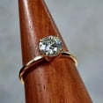 thumbnail image 5 of 3Ct Lab Created Diamond Round Cut Solitaire Wedding Ring 14K Yellow Gold Plated, 5 of 5