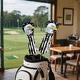 thumbnail image 4 of Yuyamidu Eagle Golf Head Covers, Waterproof Leather Golf Club Head Covers American Flag Club Protection, Designed to Fit Driver Fairway Hybrid, 4 of 7