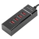 thumbnail image 3 of Cargador De 4 Puertos, Cargador USB, Chip Inteligente Incorporado, Universal Para Teléfono Móvil, 3 of 7