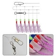 thumbnail image 5 of 6pcs Sea/Freshwater Fishing Sabiki Rigs String Hook Flash Luminous String Hook 7, 5 of 5