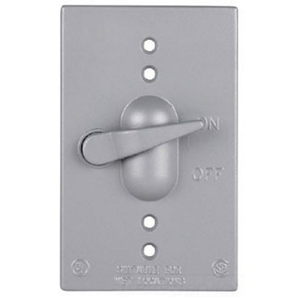 Red Dot CCT Device Outlet Box Cover, 1 Gang, 213/16Inch Width by 49/