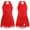 Red, variant on iiniim Girls Sleeveless Latin Dance Ballroom Rhinestones Tassels Fringed Leotard Dress Red 10